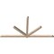 Ekena Millwork Kennewick Smooth Timber Gable Bracket, Douglas Fir, 108"W x 54"H x 3 1/2"D x 3 1/2"F, 12/12 Pitch GBW108X54X0404KEN00SDF - alternate 3